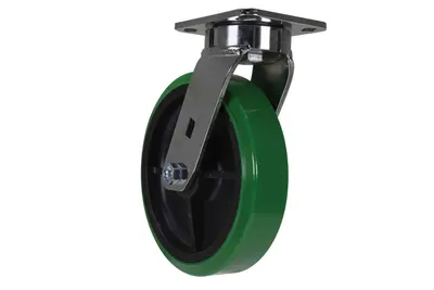 Vestil CST-FC47-8X2DT-S caster wheel shown from an alternate angle