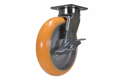 Vestil CST-FC47-8X2SI-SWB Sirius Polyurethane Swivel With Brake Caster