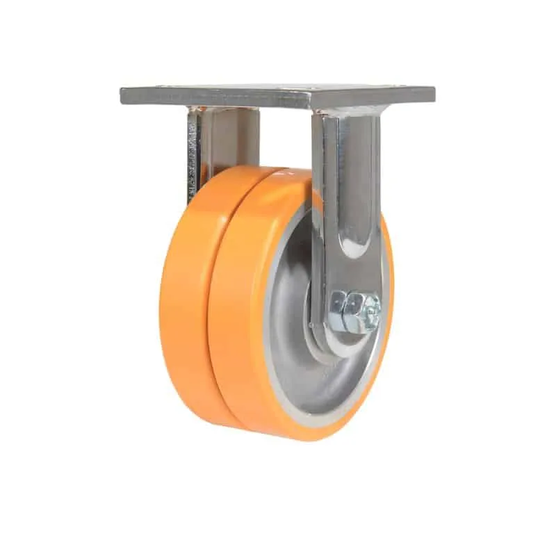 Vestil CST-FXE-5X2DSI-R Sirius Polyurethane Dual Rigid Caster