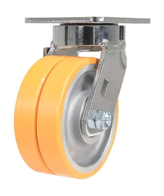 Vestil CST-FXE-5X2DSI-S Sirius Polyurethane Dual Swivel Caster 1