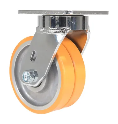 Vestil CST-FXE-5X2DSI-S Sirius Polyurethane Dual Swivel Caster 2
