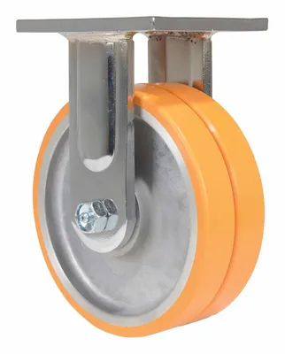 Vestil CST-FXE-6X2DSI-R Sirius Polyurethane Dual Rigid Caster 2