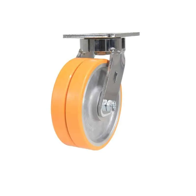 Vestil CST-FXE-6X2DSI-S Sirius Polyurethane Dual Swivel Caster (1)