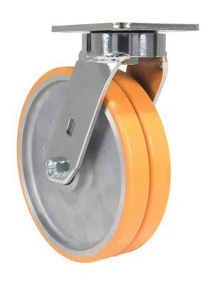 Vestil CST-FXE-8X2DSI-S Sirius Polyurethane Dual Swivel Caster 2