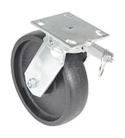 Vestil CST-HHD-8X2GFN-4PSL caster wheel shown from an alternate angle