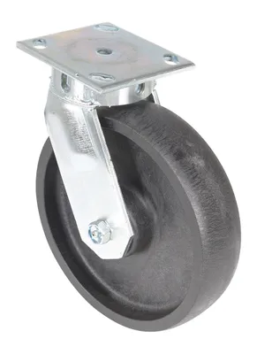 Vestil CST-HHD-8X2GFN-S caster wheel shown from an alternate angle