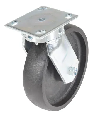 Vestil CST-HHD-8X2GFN-S caster wheel shown from an alternate angle