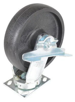 Vestil CST-HHD-8X2GFN-SWB caster wheel shown from an alternate angle