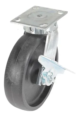 Vestil CST-HHD-8X2GFN-SWB caster wheel shown from an alternate angle