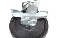 Vestil CST-HHD-8X2GFN-SWB caster wheel shown from an alternate angle