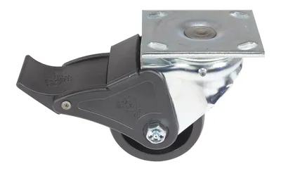 Vestil CST-HLD-4X2GFN-SWTB1 Light Duty Glass Filled Nylon Swivel With Total Brake Caster 3