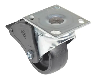 Vestil CST-HLD-5X2GFN-SWTB1 Light Duty Glass Filled Nylon Swivel With Total Brake Caster 2
