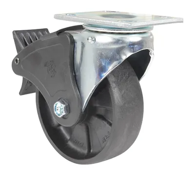 Vestil CST-HLD-6X2GFN-SWTB1 Light Duty Glass Filled Nylon Swivel With Total Brake Caster 2