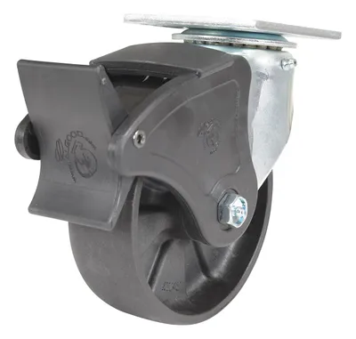 Vestil CST-HLD-6X2GFN-SWTB1 Light Duty Glass Filled Nylon Swivel With Total Brake Caster