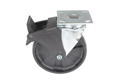 Vestil CST-HLD-8X2GFN-SWTB1 Light Duty Glass Filled Nylon Swivel With Total Brake Caster 3