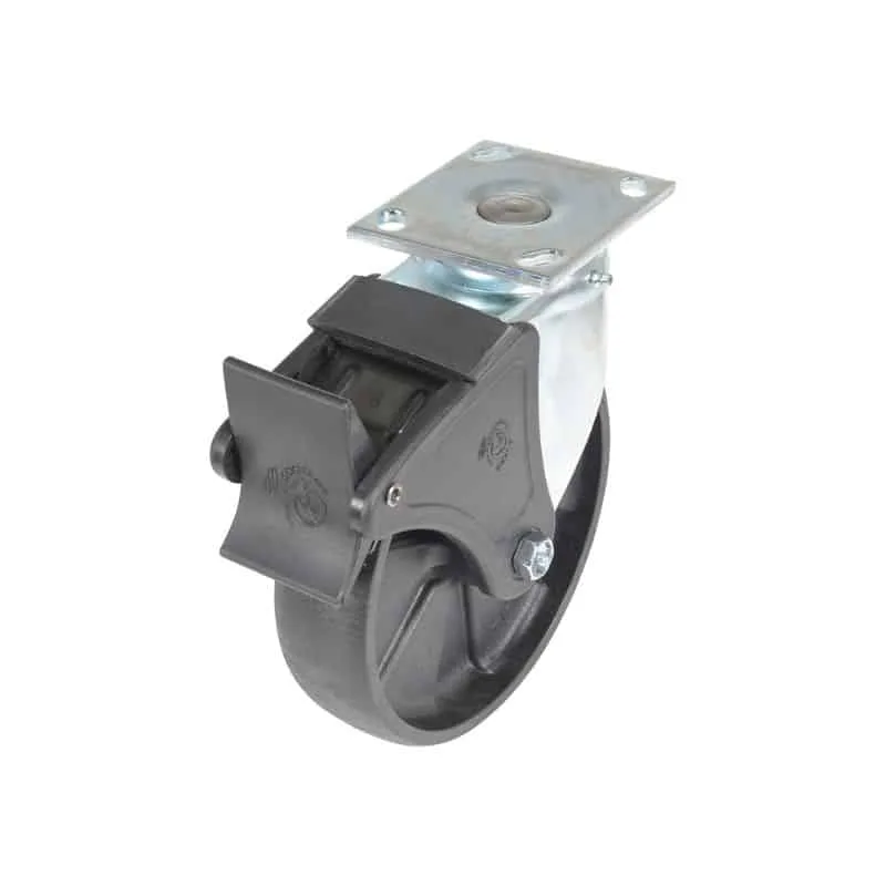 Vestil CST-HLD-8X2GFN-SWTB1 Light Duty Glass Filled Nylon Swivel With Total Brake Caster
