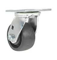 Vestil CST-HLD2-4X2GFN-S caster wheel shown from an alternate angle
