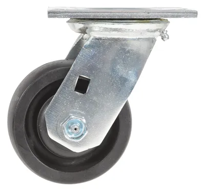 Vestil CST-HLD2-4X2GFN-S caster wheel shown from an alternate angle