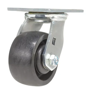 Vestil CST-HLD2-4X2GFN-S caster wheel shown from an alternate angle