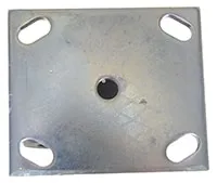 Vestil CST-HLD2-5X2GFN-R caster wheel shown from an alternate angle