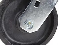 Vestil CST-HLD2-6X2GFN-S caster wheel shown from an alternate angle