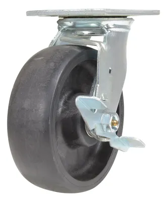 Vestil CST-HLD2-6X2GFN-SWB caster wheel shown from an alternate angle