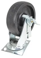 Vestil CST-HLD2-6X2GFN-SWB caster wheel shown from an alternate angle
