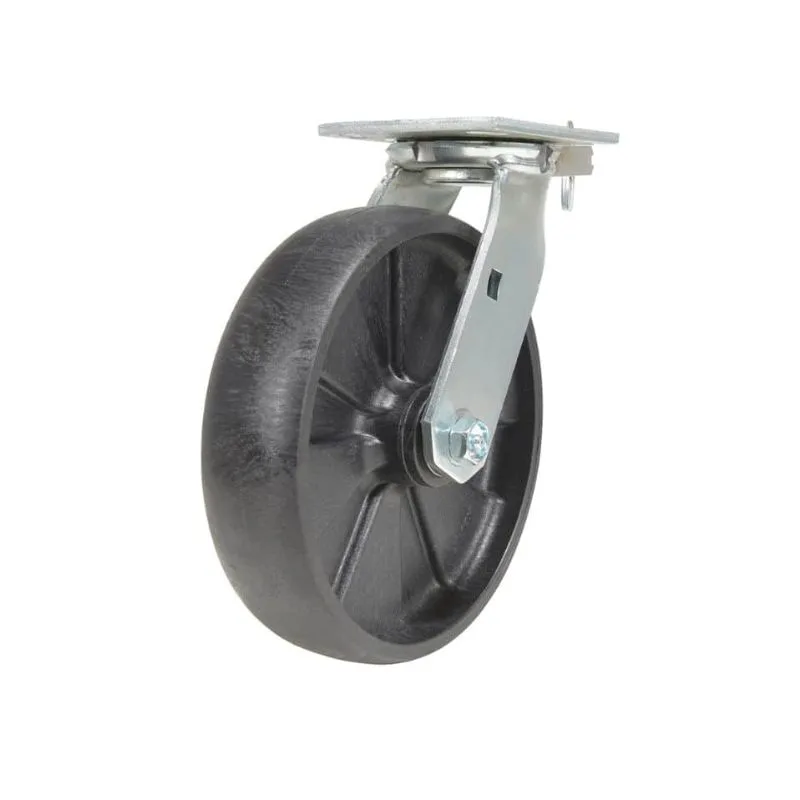 Vestil CST-HLD2-8X2GFN-4PSL RollX Glass Filled Nylon Swivel With 4-Position Lock Caster