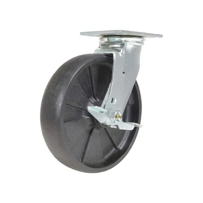 Vestil CST-HLD2-8X2GFN-SWB RollX Glass Filled Nylon Swivel With Brake Caster