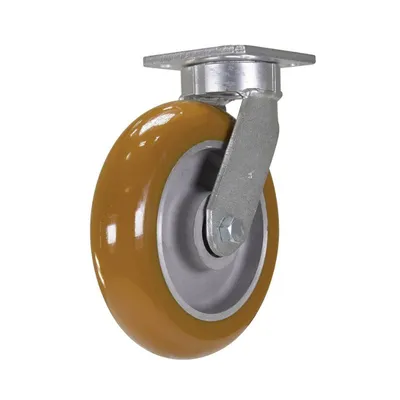 Vestil CST-JKING-8X2UL-S caster wheel shown from an alternate angle