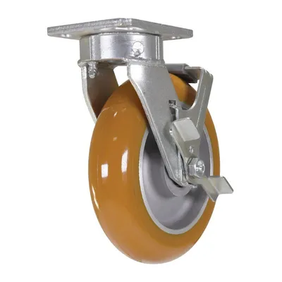 Vestil CST-JKING-8X2UL-SWB caster wheel shown from an alternate angle