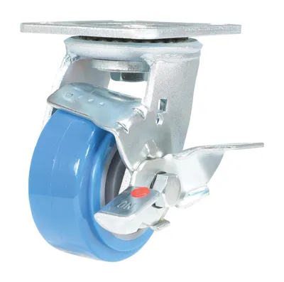 Vestil CST-KB-4X2PUP-SWB caster wheel shown from an alternate angle