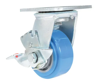 Vestil CST-KB-4X2PUP-SWB caster wheel shown from an alternate angle