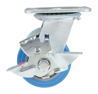 Vestil CST-KB-4X2PUP-SWB caster wheel shown from an alternate angle