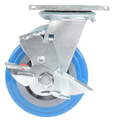 Vestil CST-KB-5X2PUP-SWB Polyurethane Swivel With Brake Caster