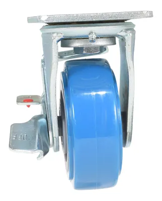 Vestil CST-KB-5X2PUP-SWB Polyurethane Swivel With Brake Caster