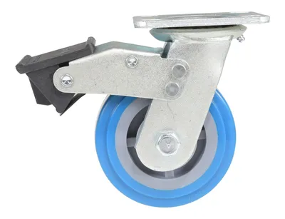 Vestil CST-KB-5X2PUP-SWTB Polyurethane Swivel With Total Brake Caster