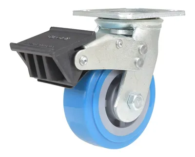 Vestil CST-KB-5X2PUP-SWTB Polyurethane Swivel With Total Brake Caster