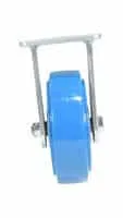 Vestil CST-KB-6X2PUP-R caster wheel shown from an alternate angle