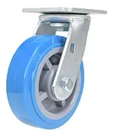 Vestil CST-KB-6X2PUP-S caster wheel shown from an alternate angle