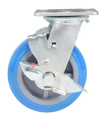 Vestil CST-KB-6X2PUP-SWB Polyurethane Swivel With Brake Caster