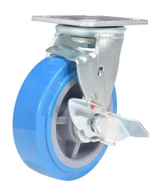 Vestil CST-KB-6X2PUP-SWB Polyurethane Swivel With Brake Caster