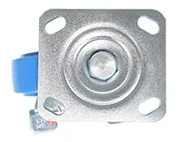 Vestil CST-KB-6X2PUP-SWB caster wheel shown from an alternate angle