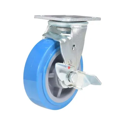 Vestil CST-KB-6X2PUP-SWB Polyurethane Swivel With Brake Caster