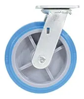 Vestil CST-KB-8X2PUP-S caster wheel shown from an alternate angle