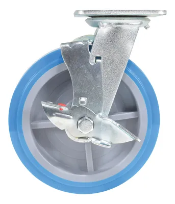 Vestil CST-KB-8X2PUP-SWB Polyurethane Swivel With Brake Caster
