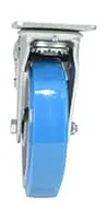 Vestil CST-KB-8X2PUP-SWTB caster wheel shown from an alternate angle