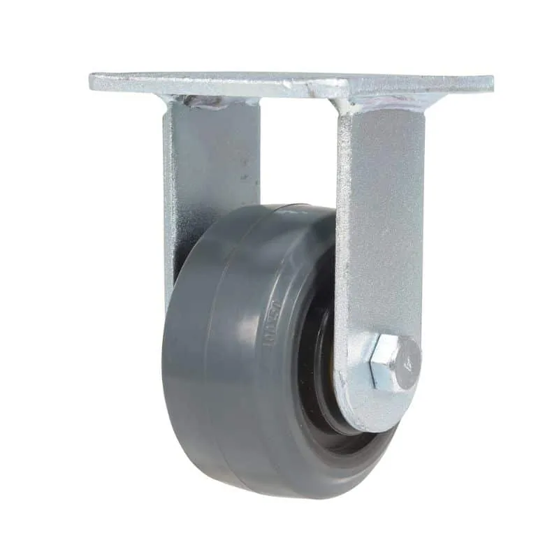 Vestil CST-KSM-4X2MR-R Rubber Rigid Caster