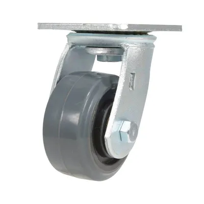 Vestil CST-KSM-4X2MR-S Rubber Swivel Caster