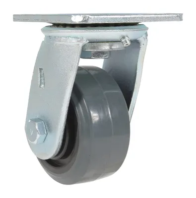 Vestil CST-KSM-4X2MR-S Rubber Swivel Caster